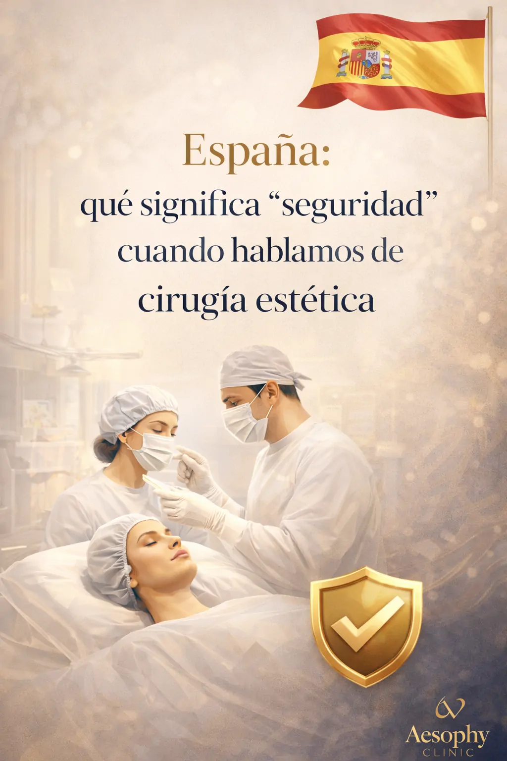 España qué significa seguridad cuando hablamos de cirugía estética Aesophy Excellence Clinic