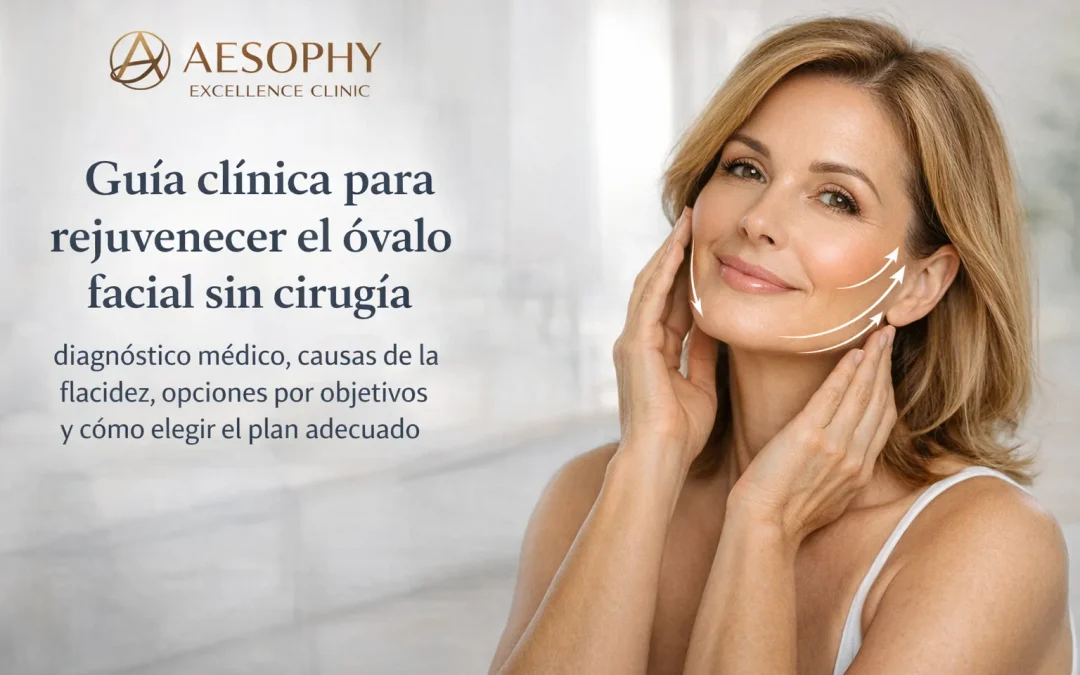 Guía Clíica para rejuvencer el óvalo facial sin cirugía España Aesophy Excellence Clinic Málaga