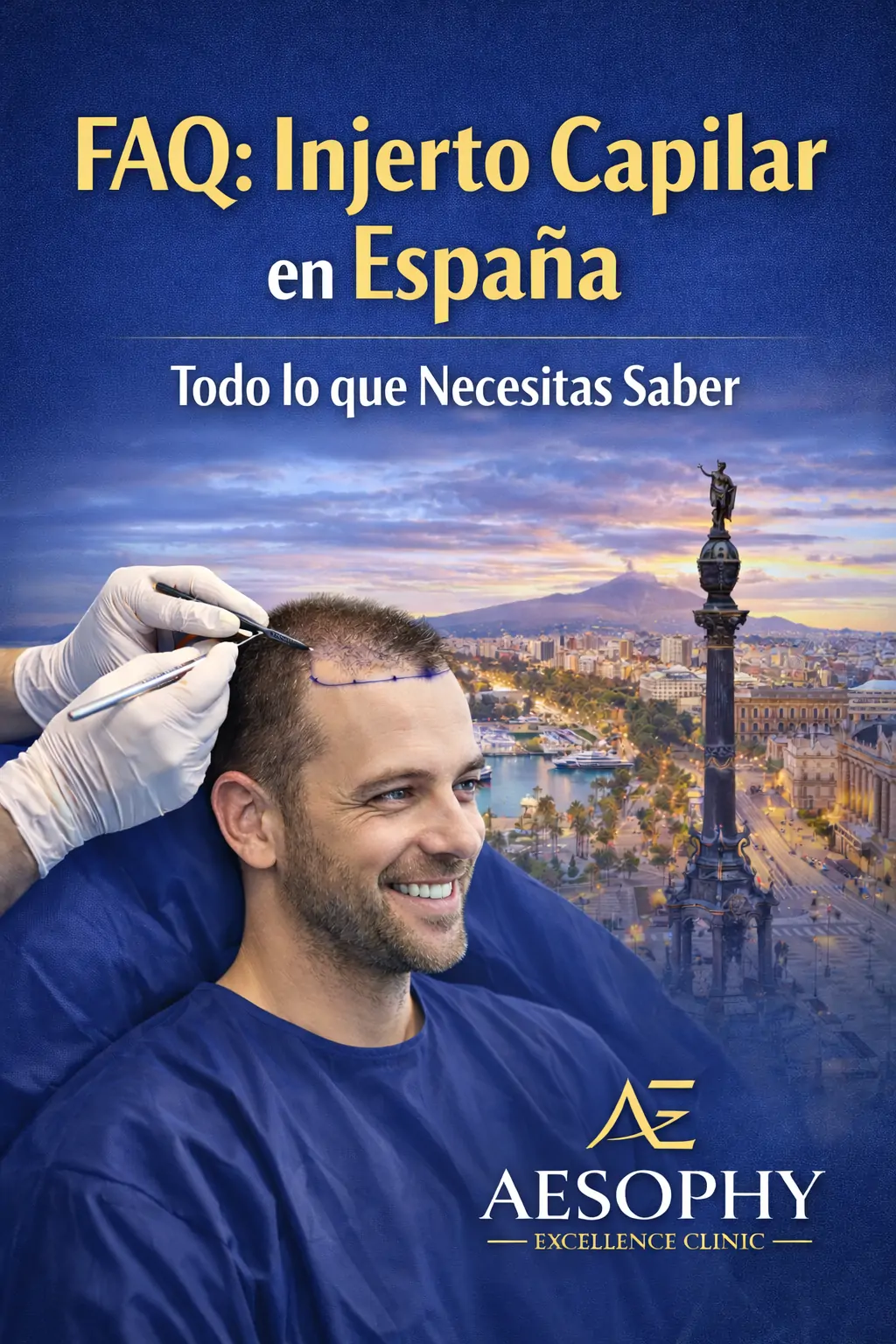 faq injerto capilar en España Aesophy Excellence Clinic