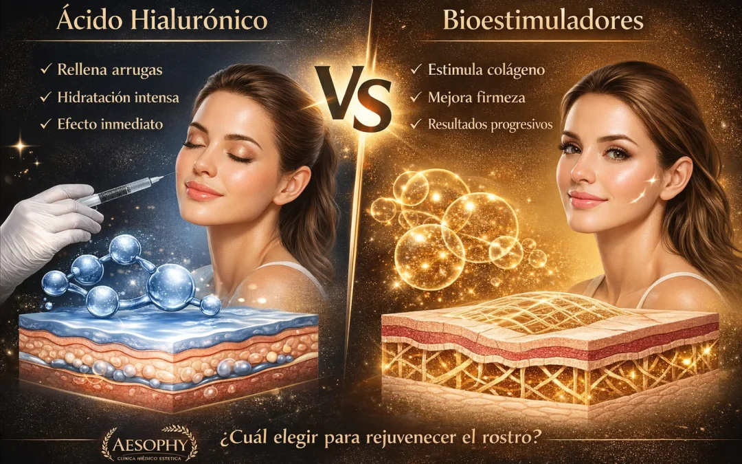 Ácido Hialurónico Vs Bioestimuladores Aesophy Excellence Clinic Málaga