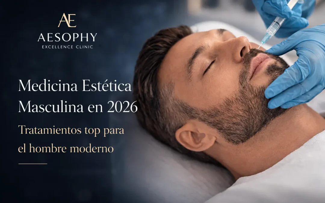 Medicina Estética Masculina en 2026 tratamientos top para el hombre moderno Aesophy Excellence Clinic