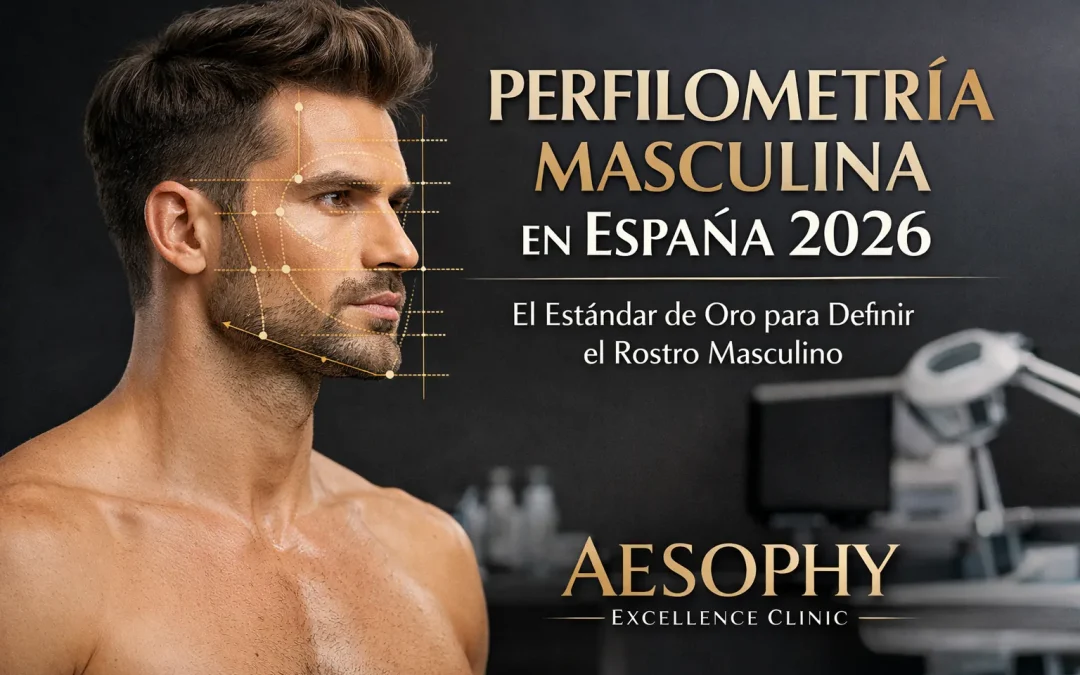Perfilometría Masculina en España 2026 El Estándar de Oro para Definir el Rostro Masculino en Aesophy Excellence Clinic