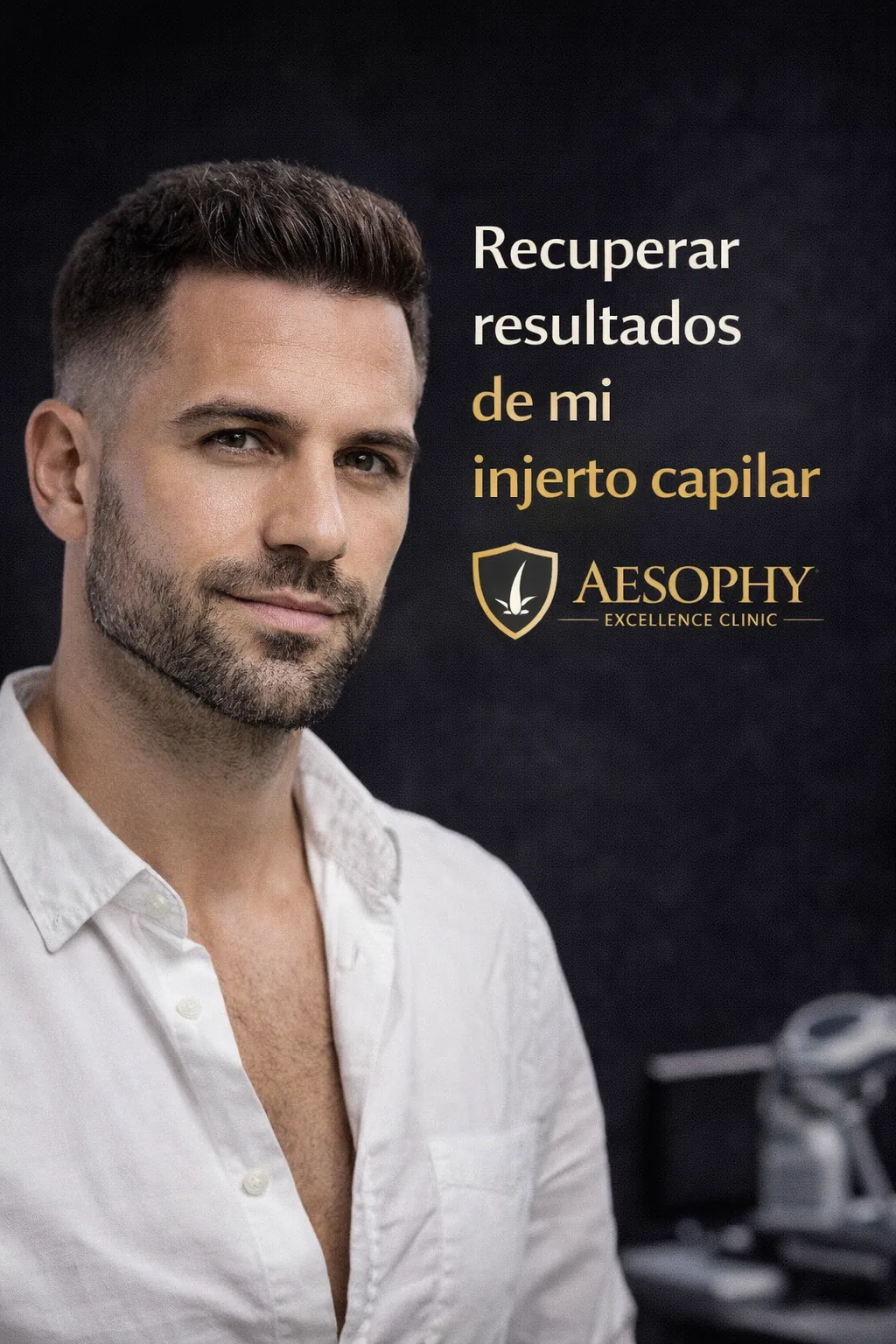 Recuperar resultados de mi injerto capilar en España Aesophy Excellence Clinic Málaga
